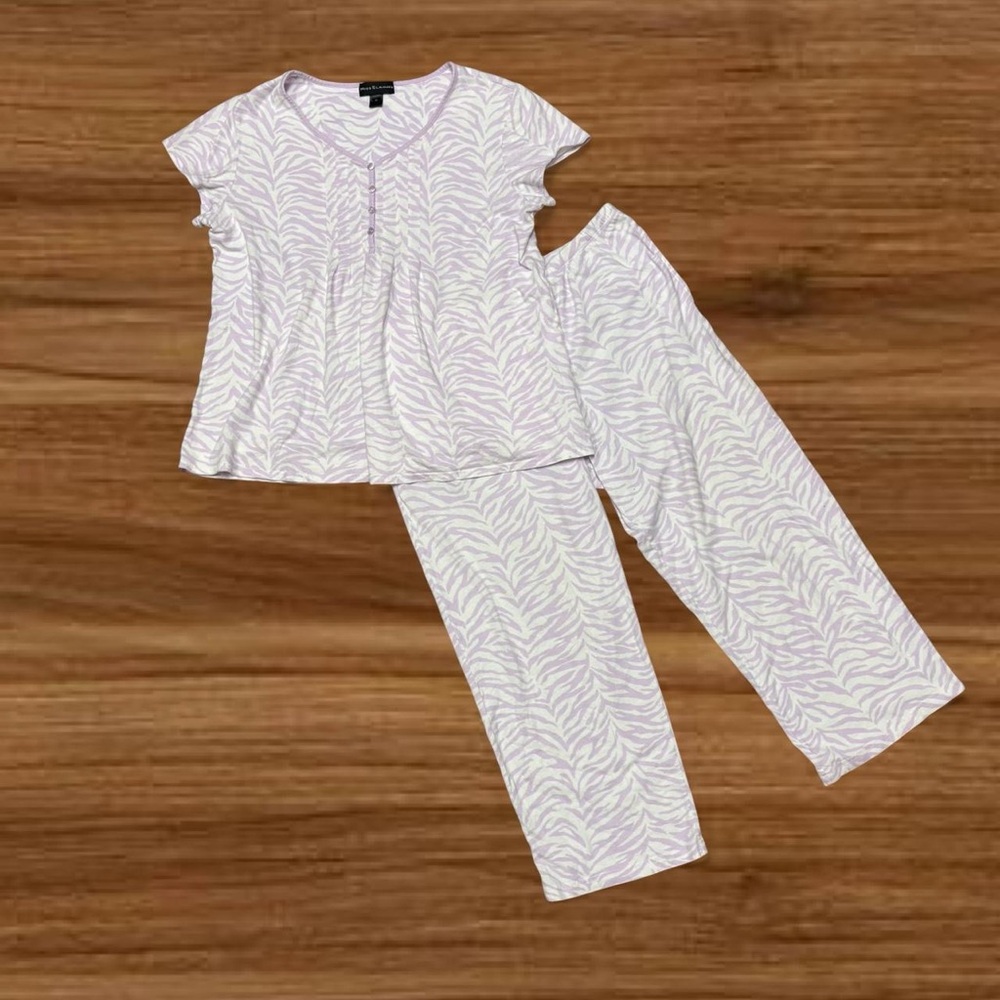 Miss Elaine Zebra Print Pajamas
